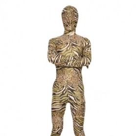 Zebra Pattern Unisex Lycra Full body Zentai Suit