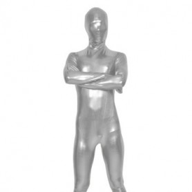 Silver Lycra Unisex Full body Zentai Suit