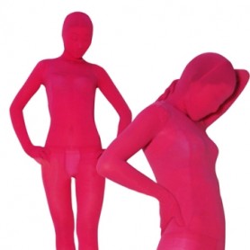Ideal Red Plum Velvet Unisex Full body Zentai Suit
