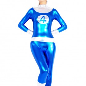 Shiny Metallic Fantastic 4 Unisex Catsuit