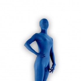 Blue Lycra Silk Full body Zentai Suit Zentai Catsuit Fullbody Tights Tights