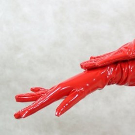ZENTAI Red PVC Gloves