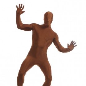 Coffee Color Full Body Spandex Holiday Unisex Lycra Morph Zentai Suit
