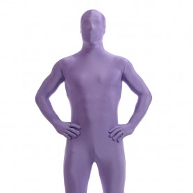 Light Purple Full Body Spandex Holiday Unisex Lycra Morph Zentai Suit