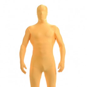 Orange Color Full Body Spandex Holiday Unisex Lycra Morph Zentai Suit
