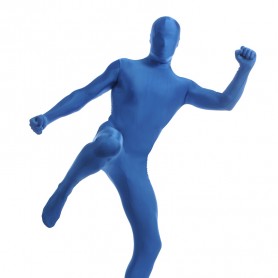 Sapphire Blue Full Body Spandex Holiday Unisex Lycra Morph Zentai Suit