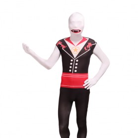 Black Sleeveless Suits Full Body Halloween Spandex Holiday Unisex Cosplay Zentai Suit