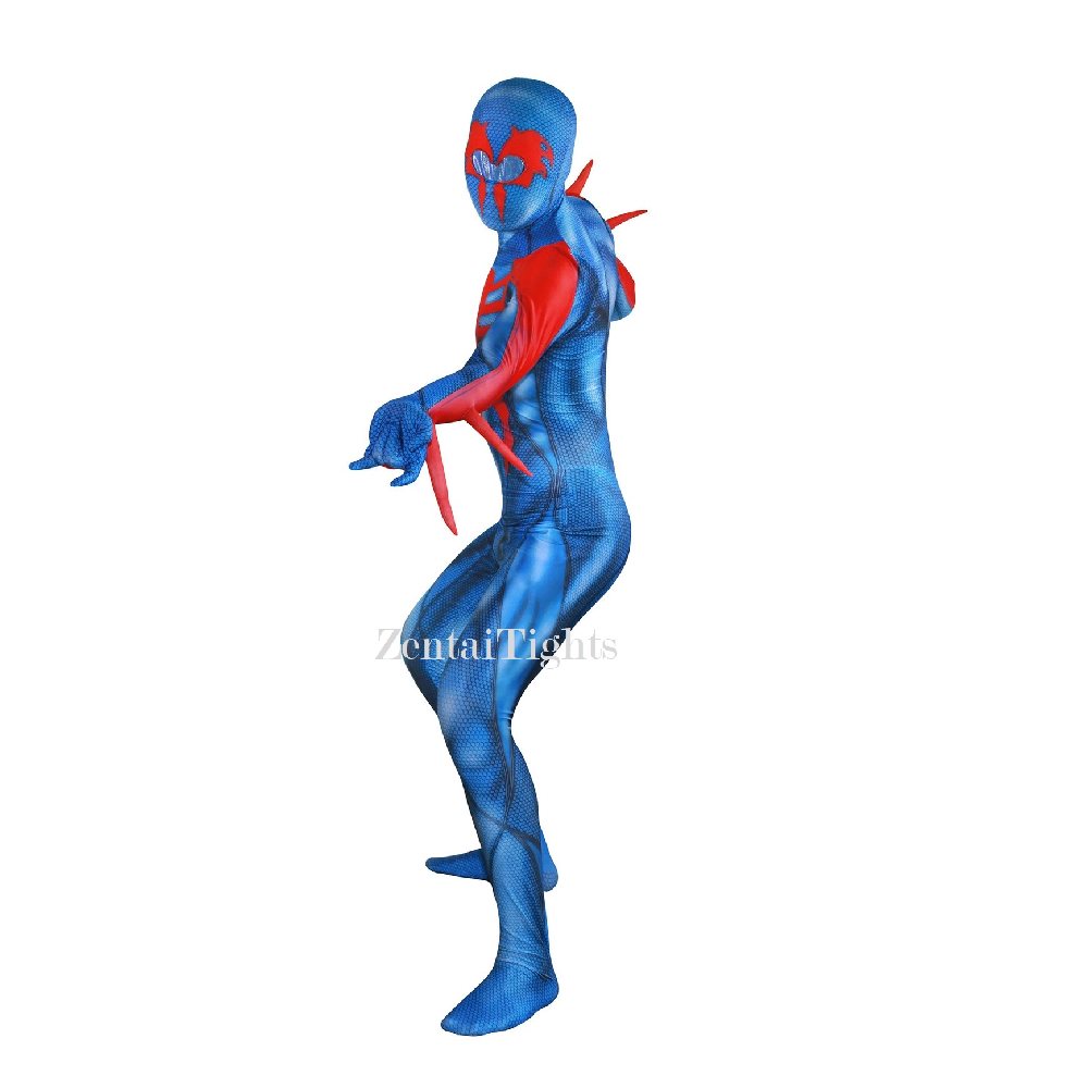 Comic Movie Miguel O\'hara 2099 Spider Halloween Cosplay Costume Zentai Suit
