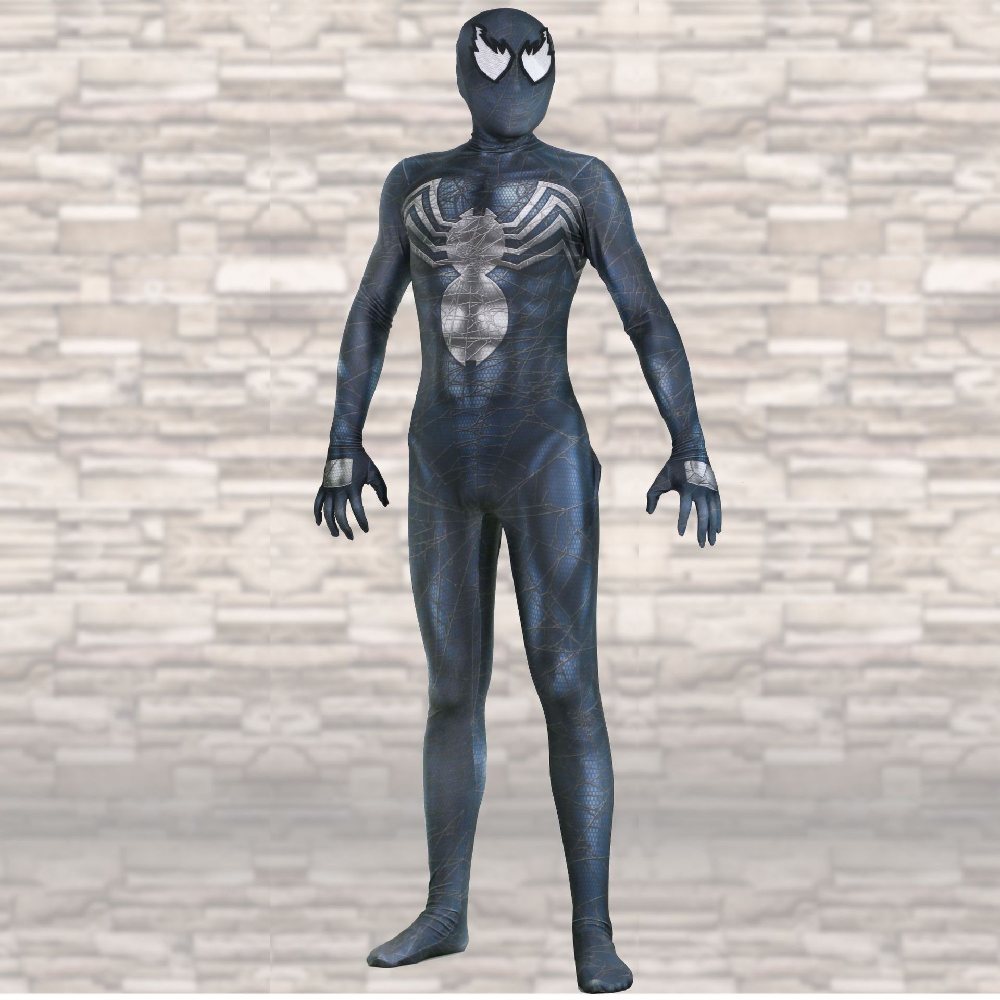 New Version of Venom Venom Symbiote Spider Cosplay Zentai Suit Halloween - New version of venom split