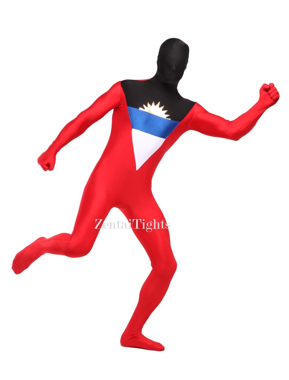 Spandex Lycra Spandex Antigua Barbuda Full Body Stylish Flag Tights Zentai Suit