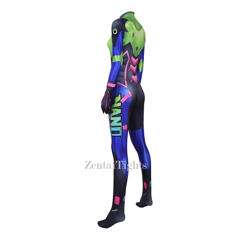 Captain Marvel costume full body blue red Zentai Cospaly Costume