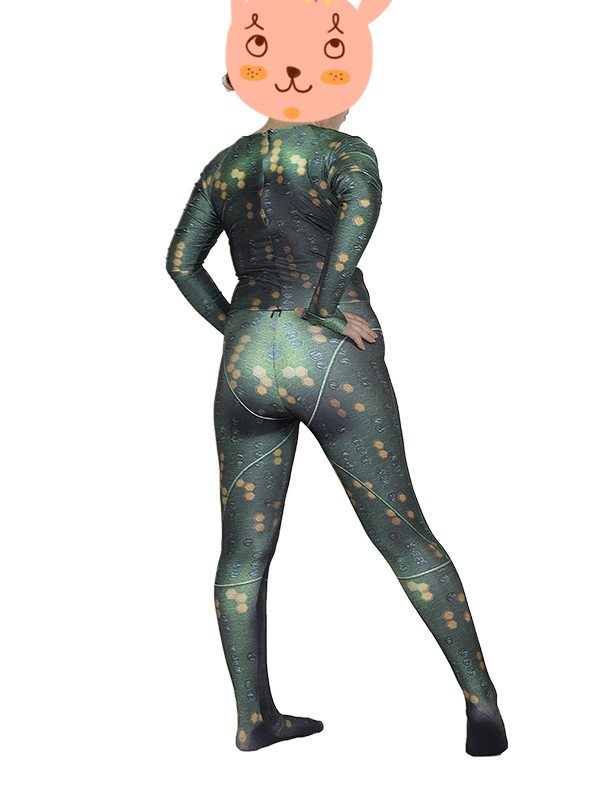 Halloween  Aquaman Mera superhero costume cosplay full body zentai suit