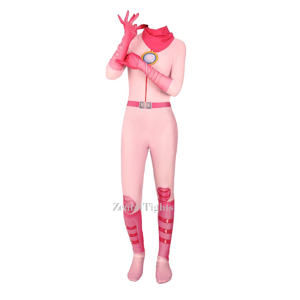 New Style Mario cosplay Princess Becky ong-piece battle suit movie outfit zentai suit