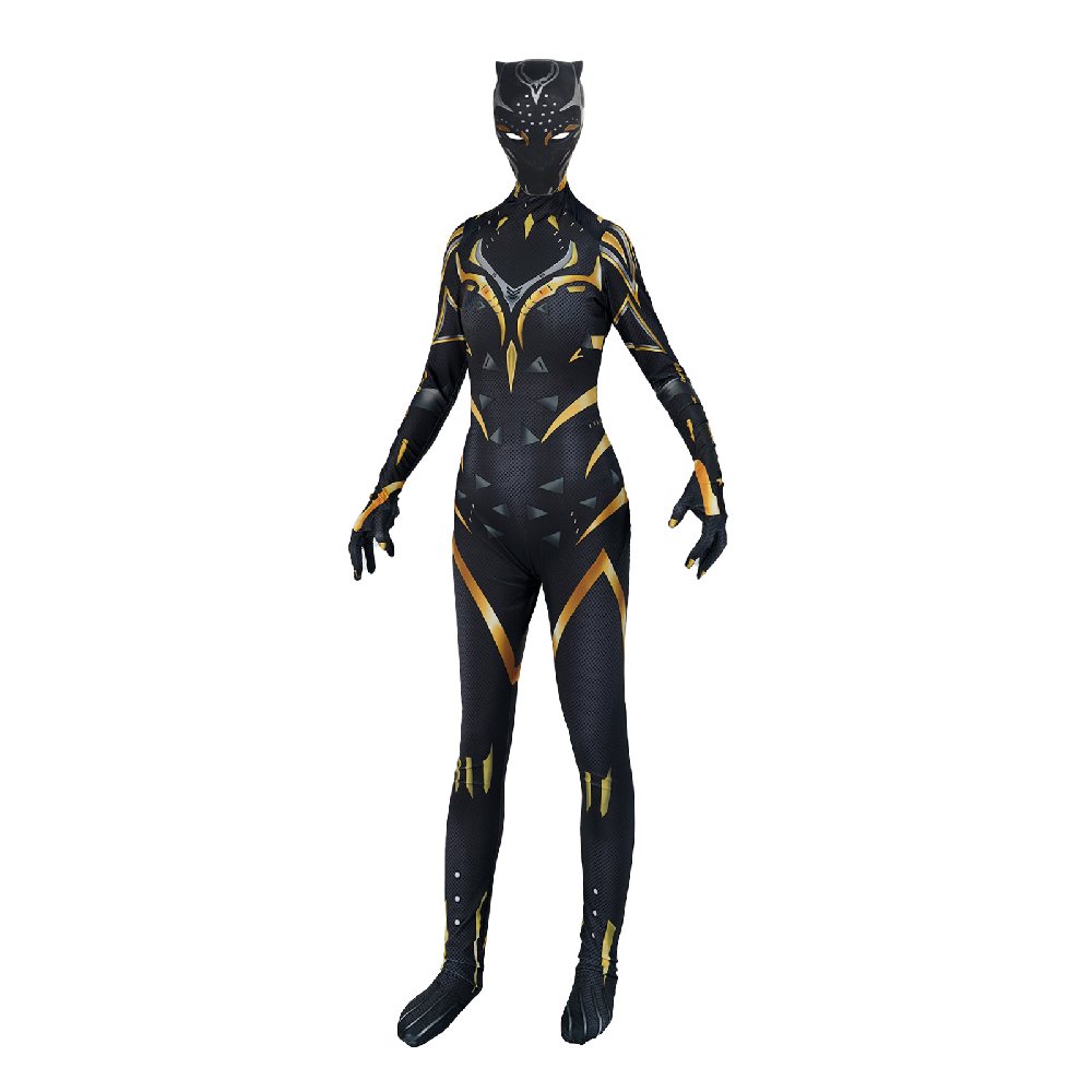 Panther 2 female Black Panther tights cosplay costume anime jumpsuit Halloween spandex zentai costume