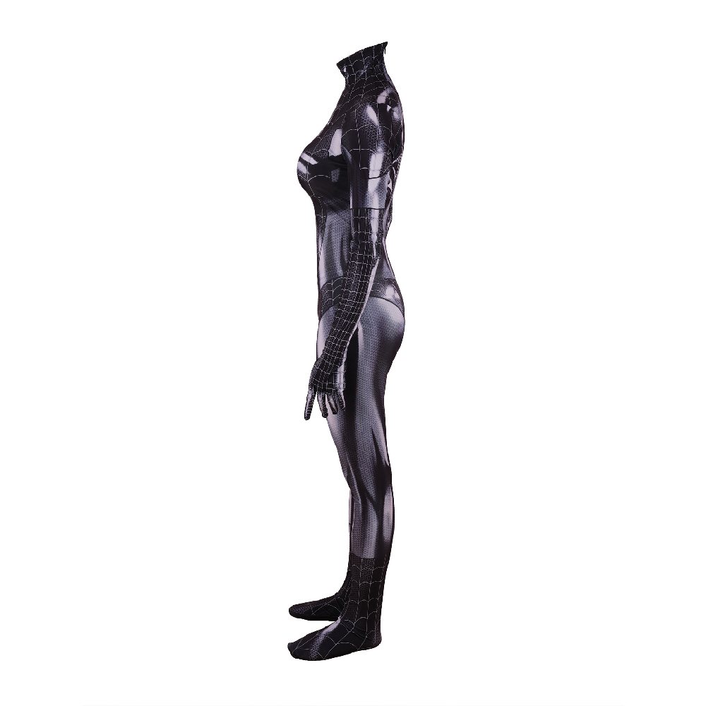 Black Spiderman Tights Cosplay Costume Sexy Temptation Uniform MJ Jumpsuit zentai suit