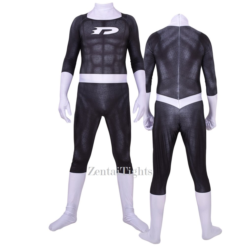 Halloween anime Costume Danny Phantom Cosplay Bodysuit Cosplay zentai suit