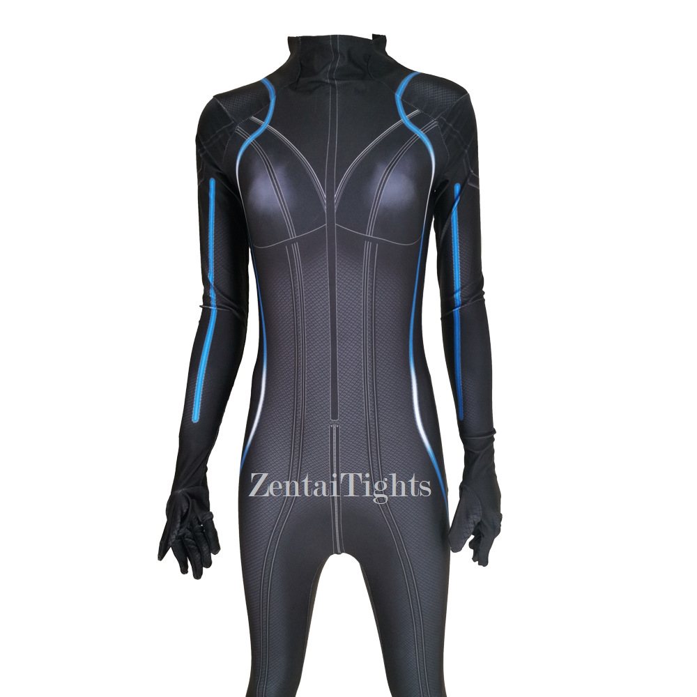 Black Widow CostumeBodysuit Halloween Cosplay zentai suit