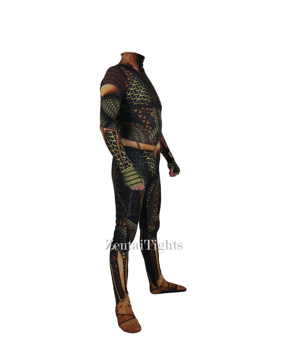 DC Aquaman Cosplay Costume Halloween Diver Cosplay zentai Suit