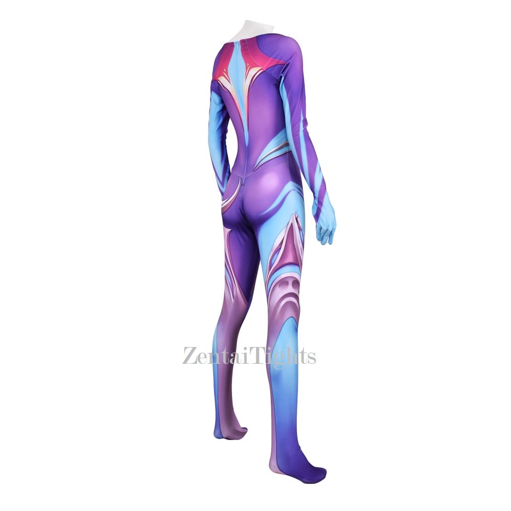 Halloween the Child of the Stars the Dawnbringer Soraka cosplay one-piece zentai suit