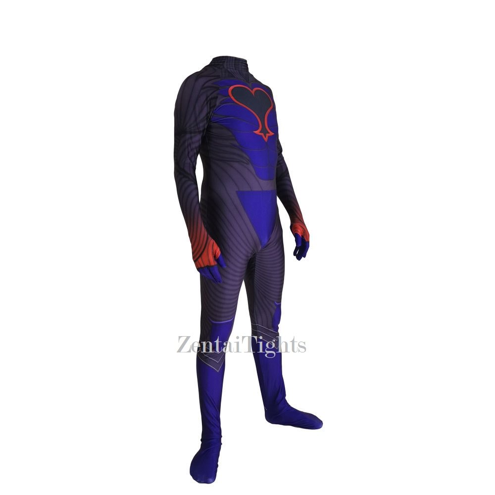 Kingdom Hearts Chain of Memories Halloween cosplay zentai suit