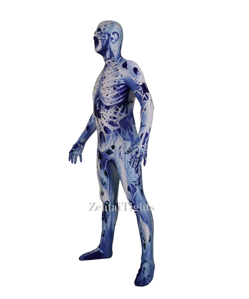 Halloween Costume Skull Cosplay zentai Suit