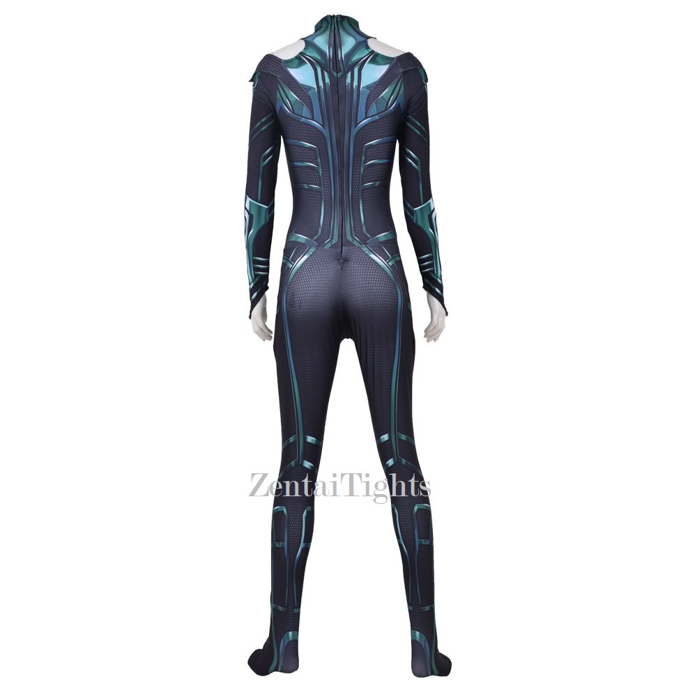Halloween The movie Thor 3 costume Goddess of Death Hela cosplay zentai suit