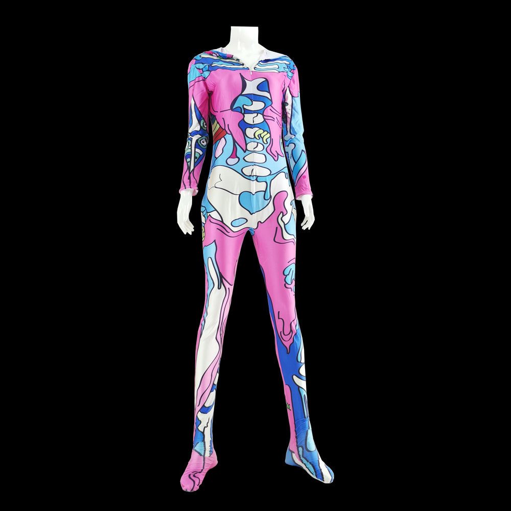 Halloween 3D print Halloween Zentai sexy ladies cosplay jumpsuit full body zentai suit