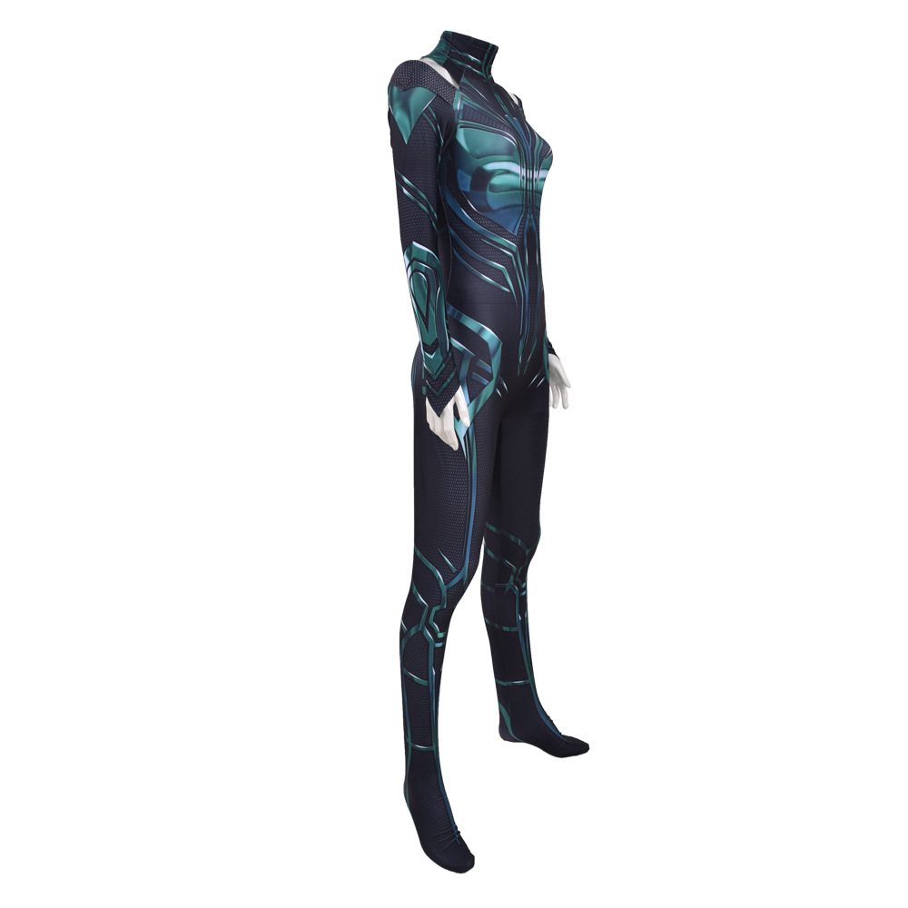Halloween The movie Thor 3 costume Goddess of Death Hela cosplay zentai suit