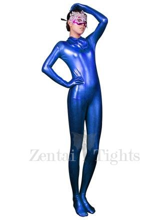 Deep Blue Full body Zentai Suit Zentai Sexy Full Body Full body Zentai Suit Zentai Tights Shiny Full body Zentai Suit Zentai Catsuit