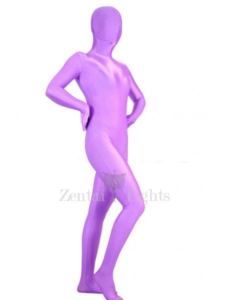 Violet Lycra Unisex Full body Zentai Suit