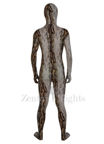 Mature Brown Camouflage Lycra Spandex Male  Unisex Full body Zentai Suit Zentai