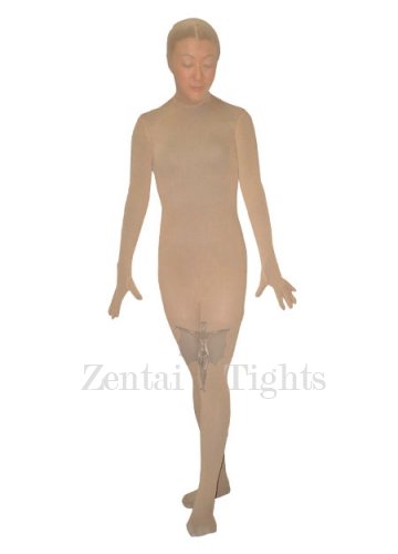 Flesh Color Unisex Nylon Full body Zentai Suit