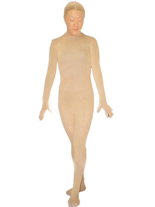 Flesh Velour Unisex Full body Zentai Suit