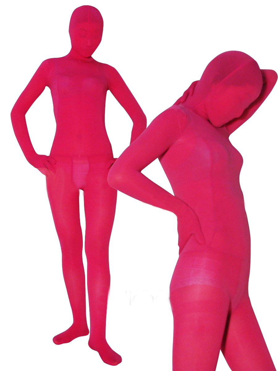 Popular Red Plum Velvet Unisex Full body Zentai Suit