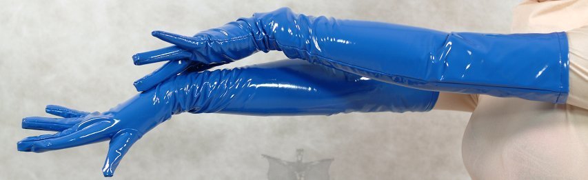 ZENTAI Blue PVC Gloves