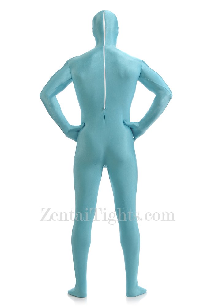 Lake Blue Full Body Spandex Holiday Lycra Cosplay Zentai Suit