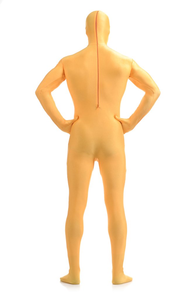 Orange Color Full Body Spandex Holiday Unisex Lycra Morph Zentai Suit