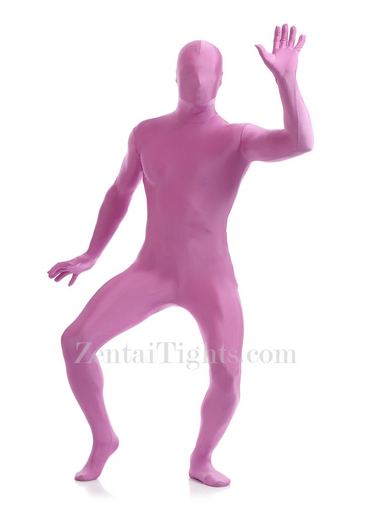 Pink Color Full Body Spandex Holiday Unisex Lycra Morph Zentai Suit