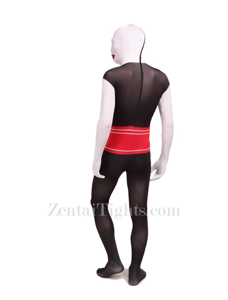 Black Sleeveless Suits Full Body Halloween Spandex Holiday Unisex Cosplay Zentai Suit